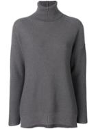 Fabiana Filippi Roll-neck Fitted Sweater - Grey