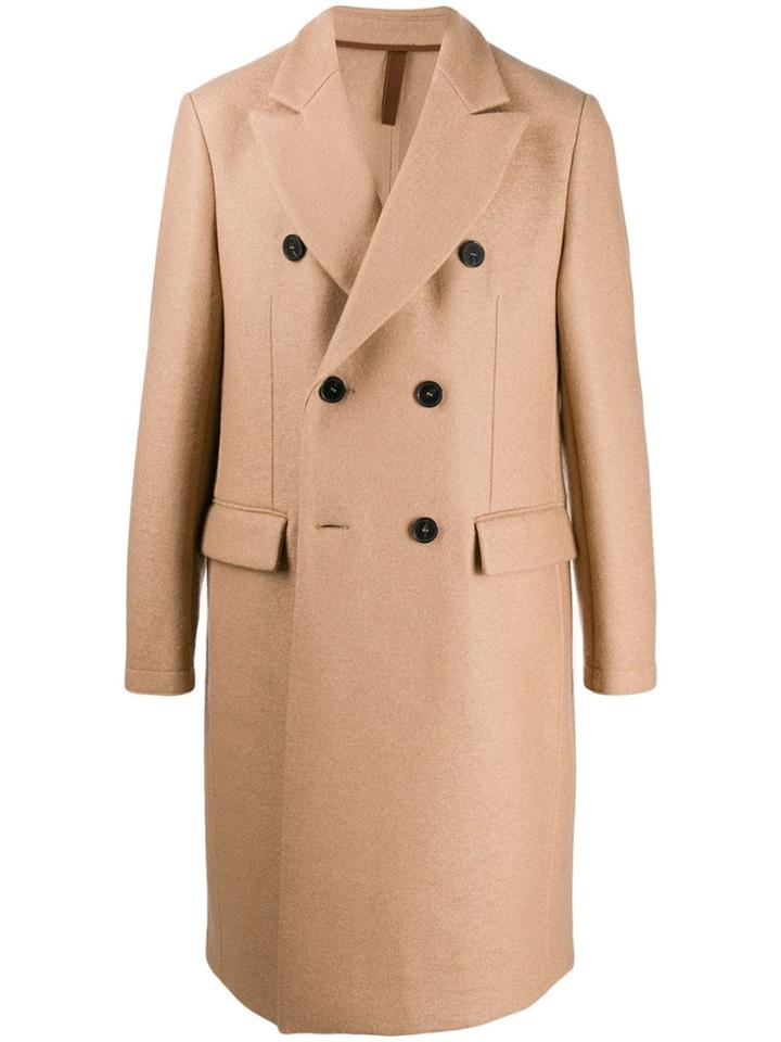 Harris Wharf London Double Buttoned Coat - Brown