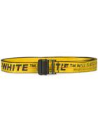 Off-white Logo Strap Belt - Yellow & Orange