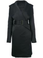 Rick Owens Trench Coat - Black