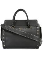 Furla 'valentina' Satchel Bag, Men's, Black, Calf Leather