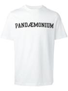 Oamc Pandemonium T-shirt, Men's, Size: Small, White, Cotton/polyamide/spandex/elastane