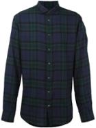 Dsquared2 Checked Flannel Shirt, Men's, Size: 50, Blue, Cotton/viscose/lyocell