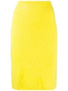 Versace Stretch-fit Midi-skirt - Yellow