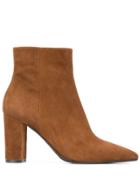 The Seller Suede Ankle Boots - Brown