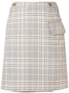 Acne Studios Plaid Mini Skirt - Grey
