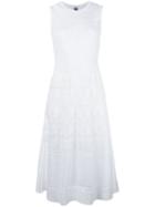 M Missoni - Lace Detail Dress - Women - Cotton/polyester/viscose/polyimide - 42, Women's, White, Cotton/polyester/viscose/polyimide