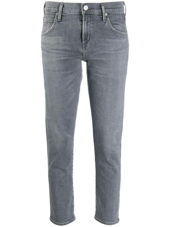 Citizens Of Humanity Elsa Cropped Jeans - Grey