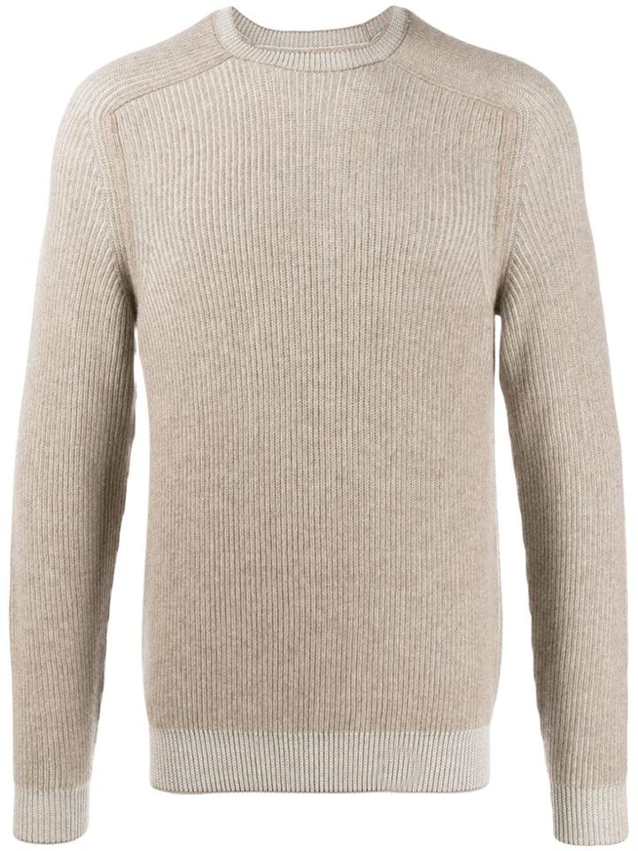 Sease Cashmere Reversible Jumper - Neutrals