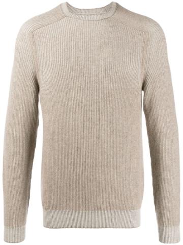 Sease Cashmere Reversible Jumper - Neutrals