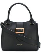 Burberry Buckle Detail Tote Bag - Black