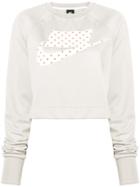 Nike Front Logo Loose Sweatshirt - Nude & Neutrals