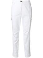 Luisa Cerano Straight-leg Ankle Grazer Trousers - White