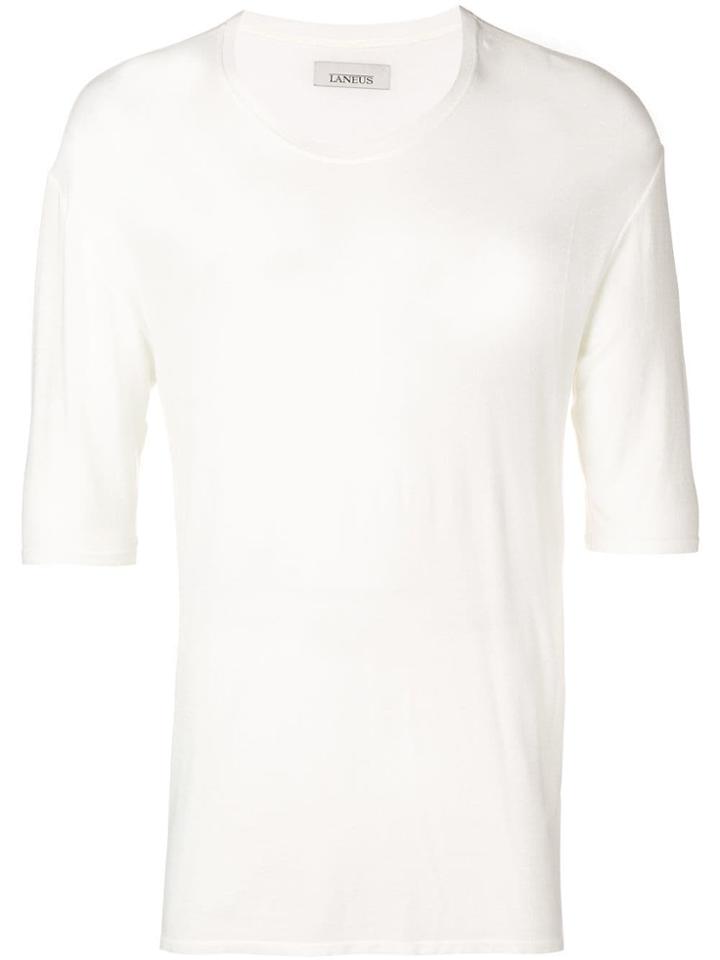 Laneus Longline Top - White