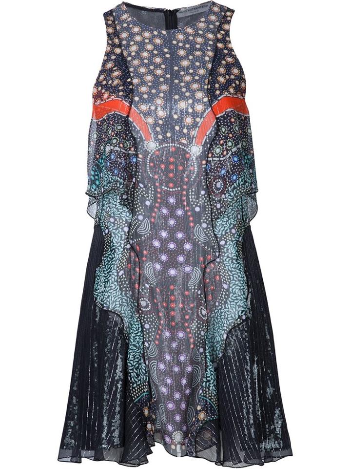 Mary Katrantzou 'opters Lurex' Dress