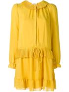 Vanessa Bruno Athé Peasant Dress, Women's, Size: 36, Yellow/orange, Polyester