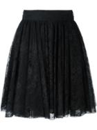 Philosophy Di Lorenzo Serafini Lace Overlay Pleated Skirt