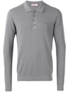 Sun 68 - Longsleeved Polo Shirt - Men - Cotton - Xxl, Grey, Cotton