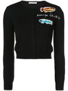 Oscar De La Renta Embellished Cropped Cardigan - Black