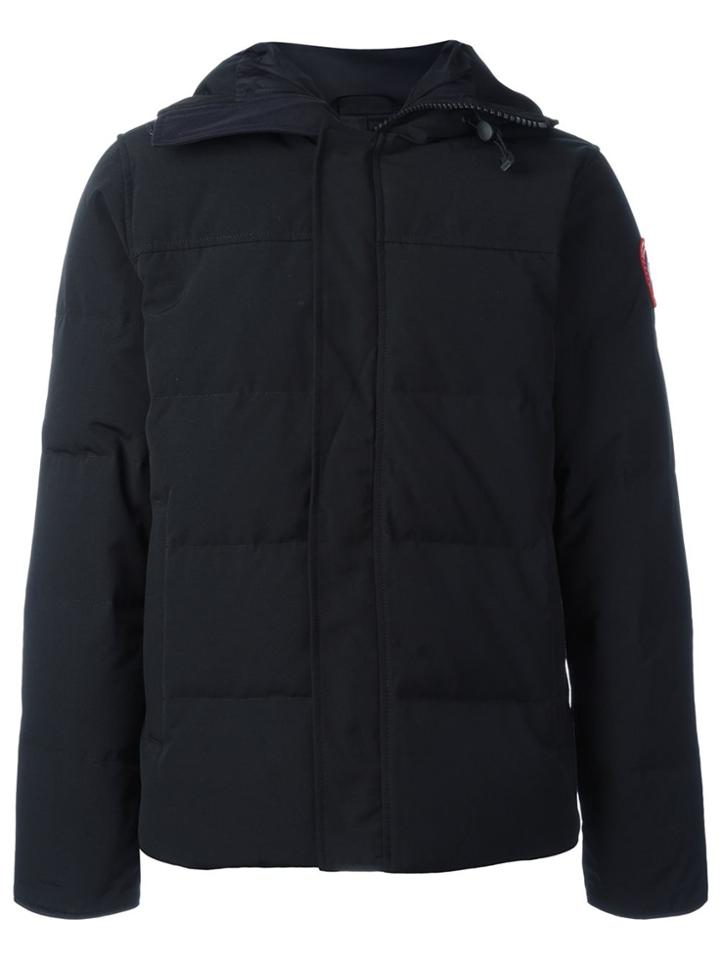 Canada Goose Hooded Puffer Coat - Black
