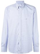 Etro Plain Shirt, Men's, Size: 43, Blue, Cotton