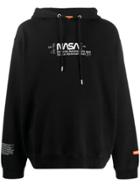 Heron Preston Branded Hoodie - Black