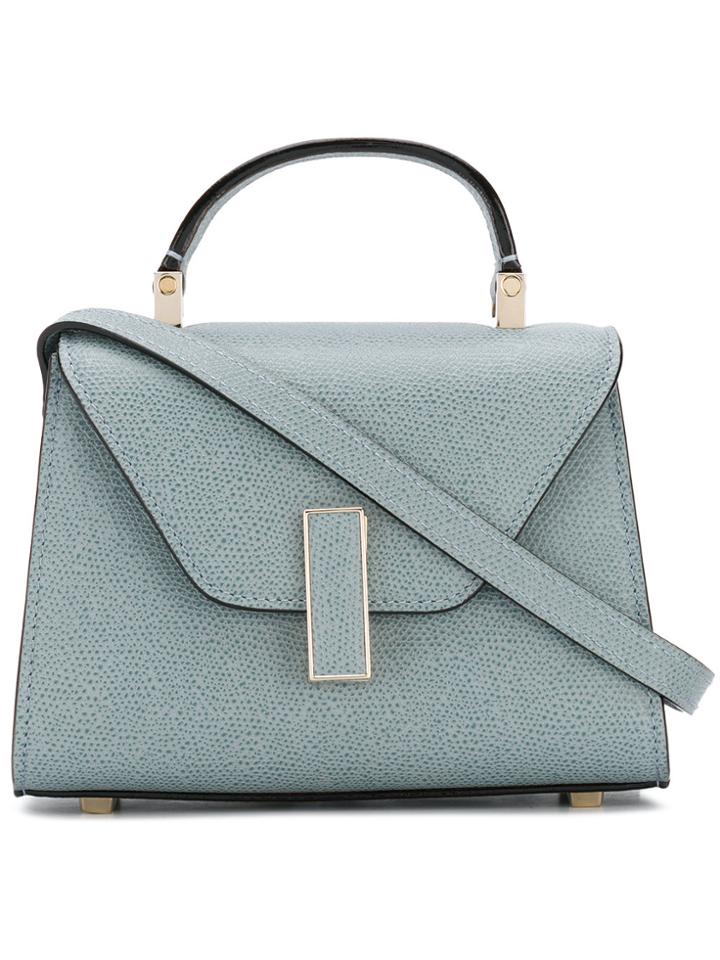 Valextra Leather Mini Bag - Blue