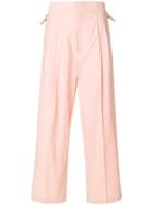 Erika Cavallini High Waist Trousers - Pink & Purple