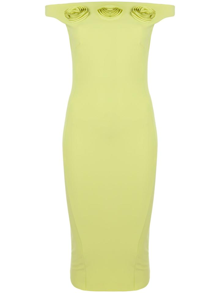 Chiara Boni La Petite Robe Floral Fitted Dress - Green