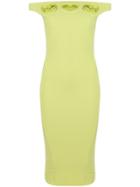 Chiara Boni La Petite Robe Floral Fitted Dress - Green