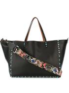 Valentino Garavani 'rockstud Rolling' Reversible Trapeze Tote