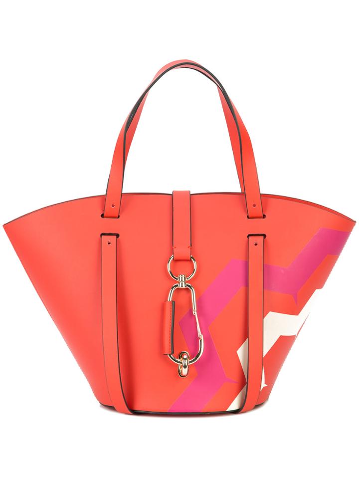 Zac Zac Posen Belay Print Small Tote Bag - Yellow & Orange