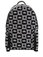 Dolce & Gabbana All-over Logo Backpack - Black