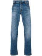 Valentino Rockstud Embellished Jeans, Men's, Size: 34, Blue, Cotton/spandex/elastane