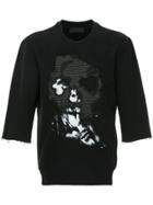 Rh45 Skull Short-sleeve Sweatshirt - Black