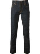 Nudie Jeans Co Grim Tim Jeans, Men's, Size: 38/32, Blue, Cotton/spandex/elastane