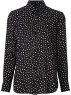 Saint Laurent Polka Dot Shirt, Women's, Size: 36, Black, Viscose