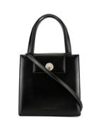 Bulgari Pre-owned Logo Twist-lock 2way Bag - Black