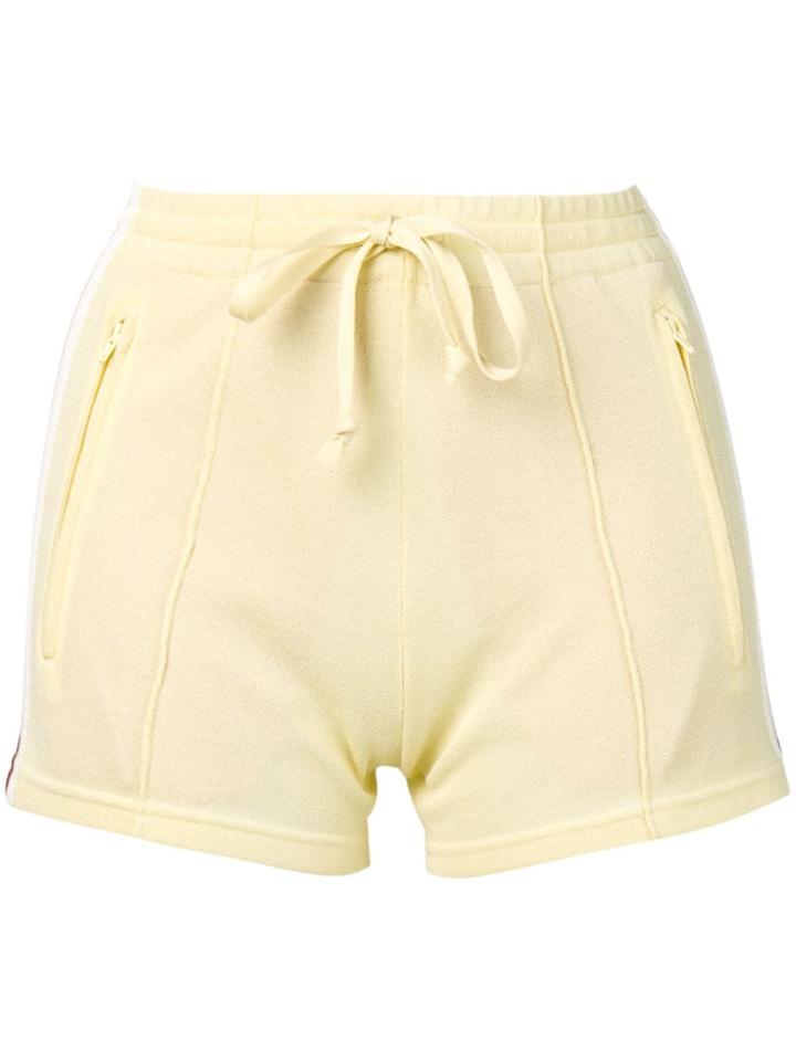 Isabel Marant Étoile Side Stripe Track Shorts - Yellow