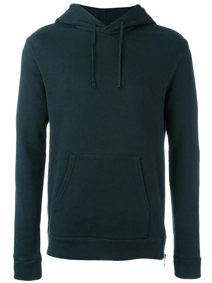Balmain Classic Hoodie, Men's, Size: Small, Green, Cotton