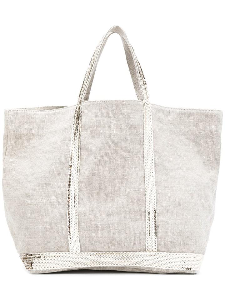 Vanessa Bruno Canvas Tote - Nude & Neutrals