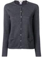 Le Tricot Perugia Long Sleeved Cardigan - Grey