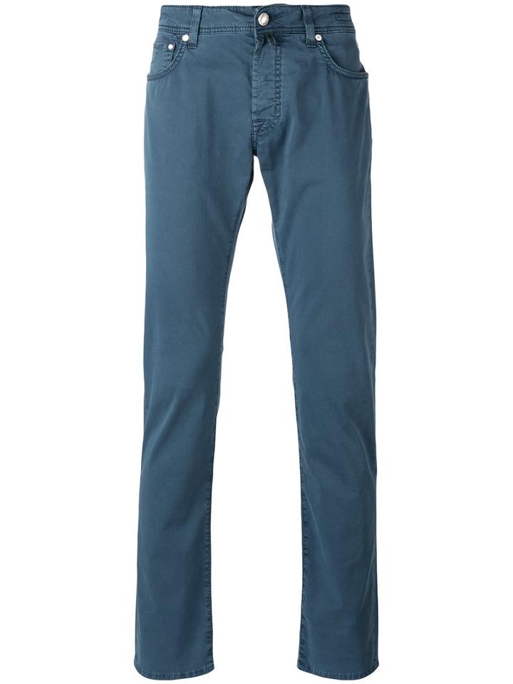 Jacob Cohen - Regular Fit Jeans - Men - Cotton/spandex/elastane - 36, Blue, Cotton/spandex/elastane
