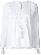 Apiece Apart Capellina Tunic Top, Women's, Size: 6, White, Cotton/lyocell