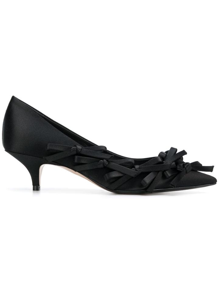 No21 Bow Detail Pumps - Black