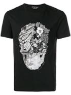 Alexander Mcqueen Patchwork Skull Print T-shirt - Black