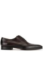 Magnanni Perforated Detail Lace-up Shoes - Brown