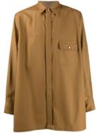 Fumito Ganryu Oversized Shirt - Brown