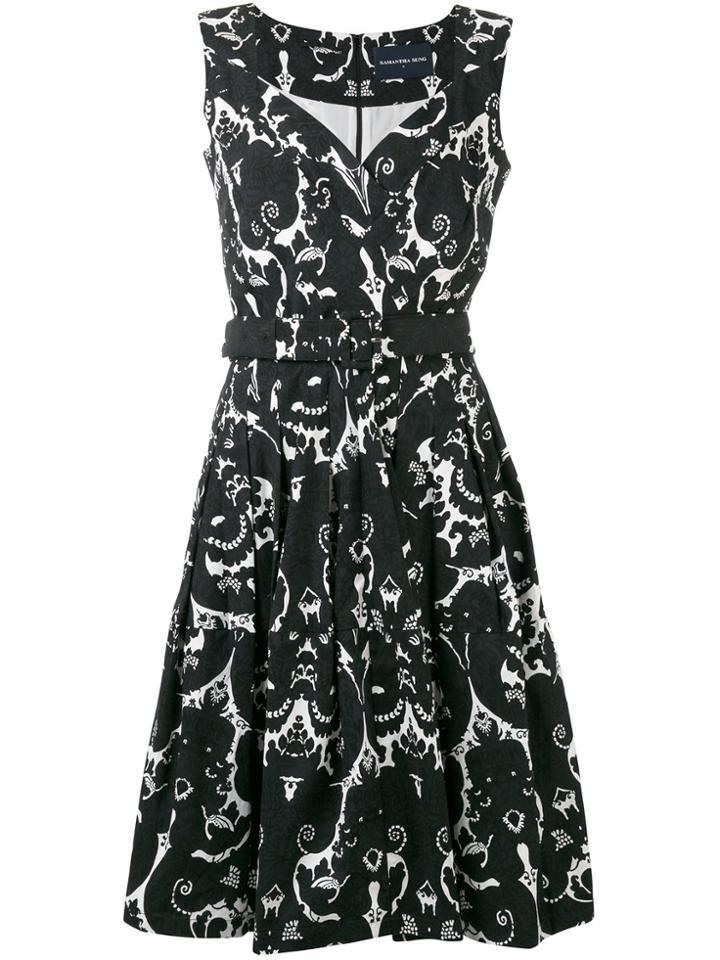 Samantha Sung Yvette Dress - Black