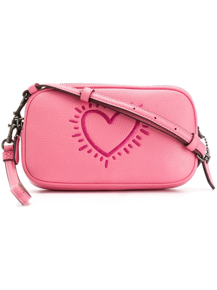 Coach Coach X Keith Haring Camera Bag - Pink & Purple
